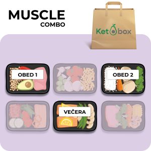 MUSCLE COMBO – silné jedlá pre rast svalov | 1800kcal – 3000kcal