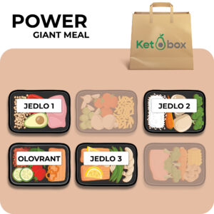 POWER GIANT MEAL – Silné jedlo pre maximálny výkon | 1800kcal – 3000kcal