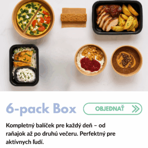 6-PACK BOX – kompletná výživa pre top formu | 1850kcal – 3100kcal