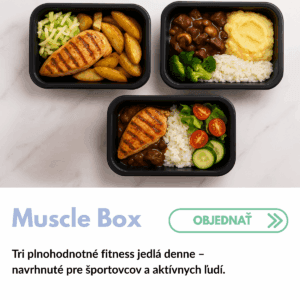 MUSCLE BOX – silné jedlá pre rast svalov | 1800kcal – 3000kcal